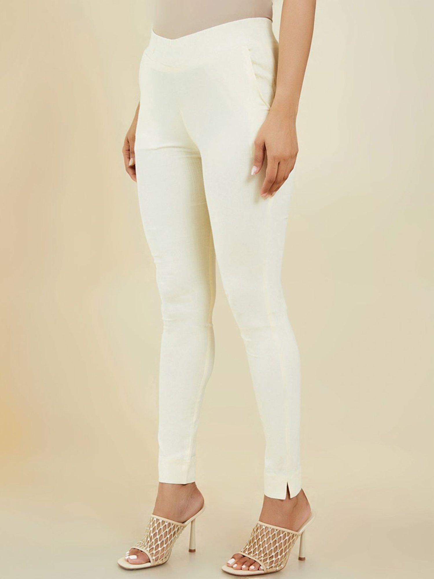 Castle Black Embroidered Palazzos