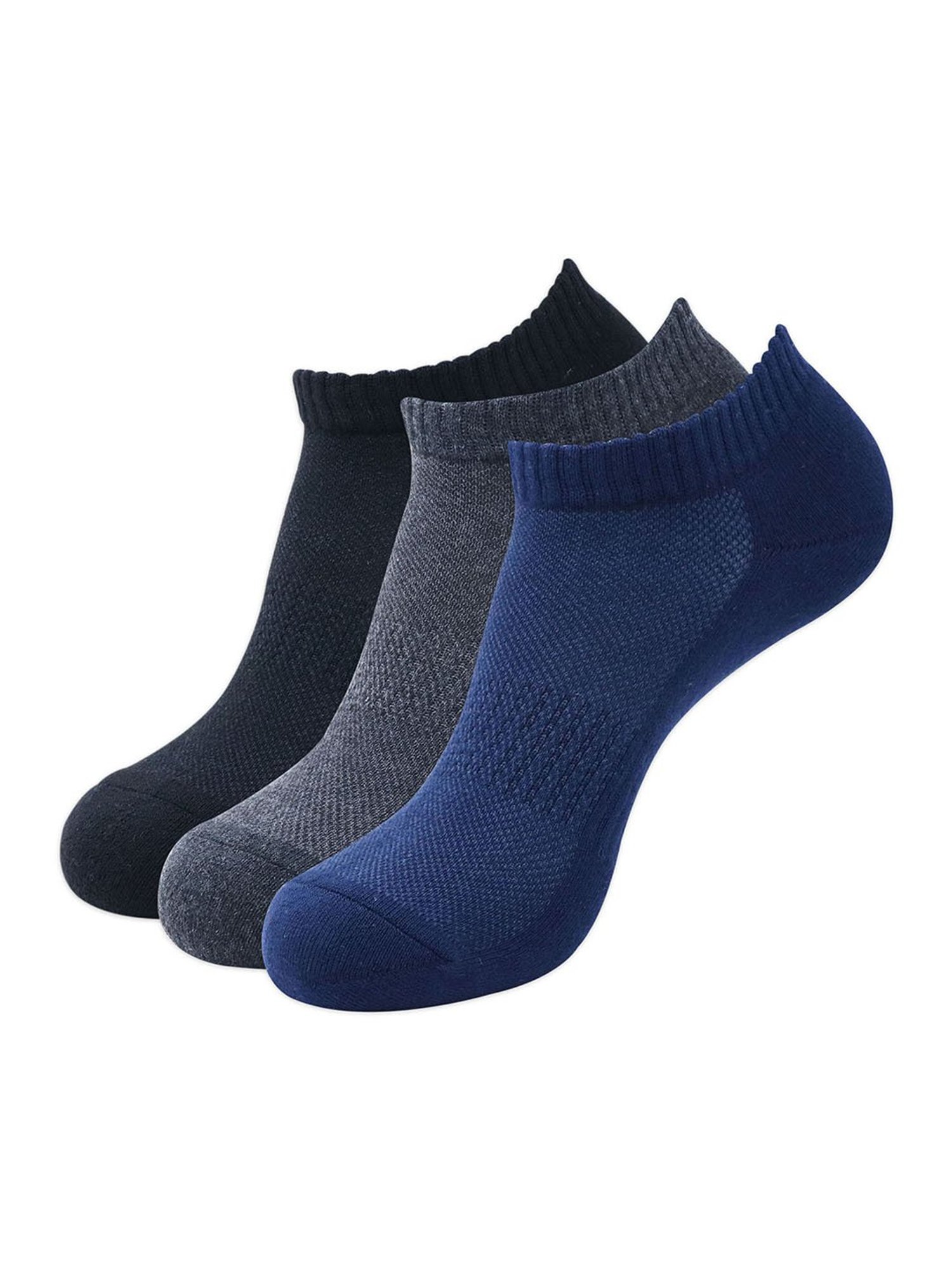 BALENZIA Multicolor Striped Socks - Pack of 3