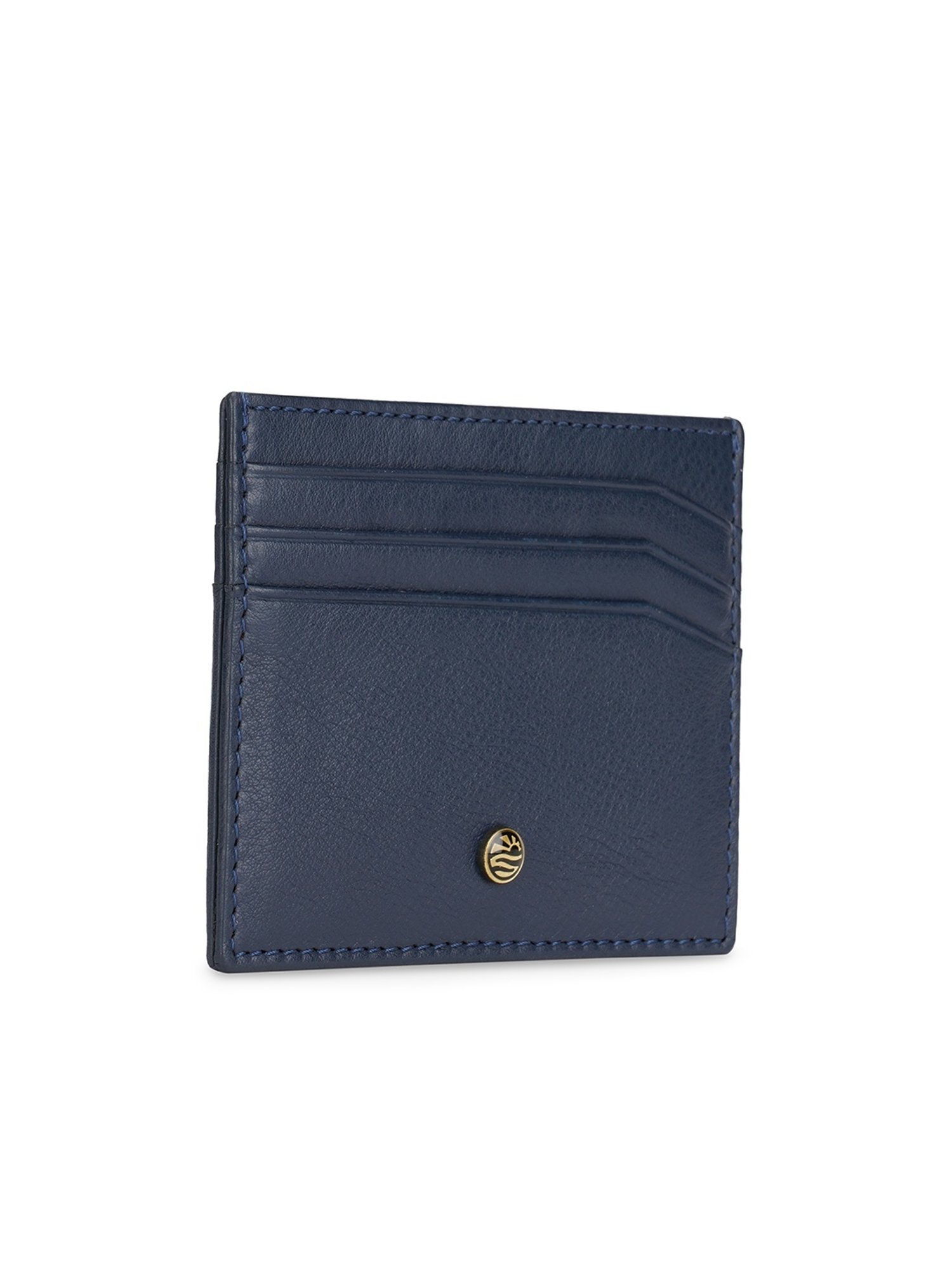 PERQUISITE CENTURION Navy Solid Card Holder