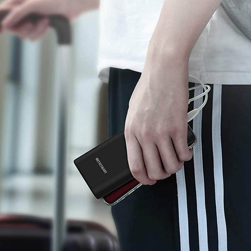 Fast Portable Charger, Quick Charge 3.0 Cell Phone Power Bank 20000mAh USB External Backup Travel Blackweb Mobile Rechargeable Battery Pack Compatible with iPhone 11 Pro Max Samsung Android