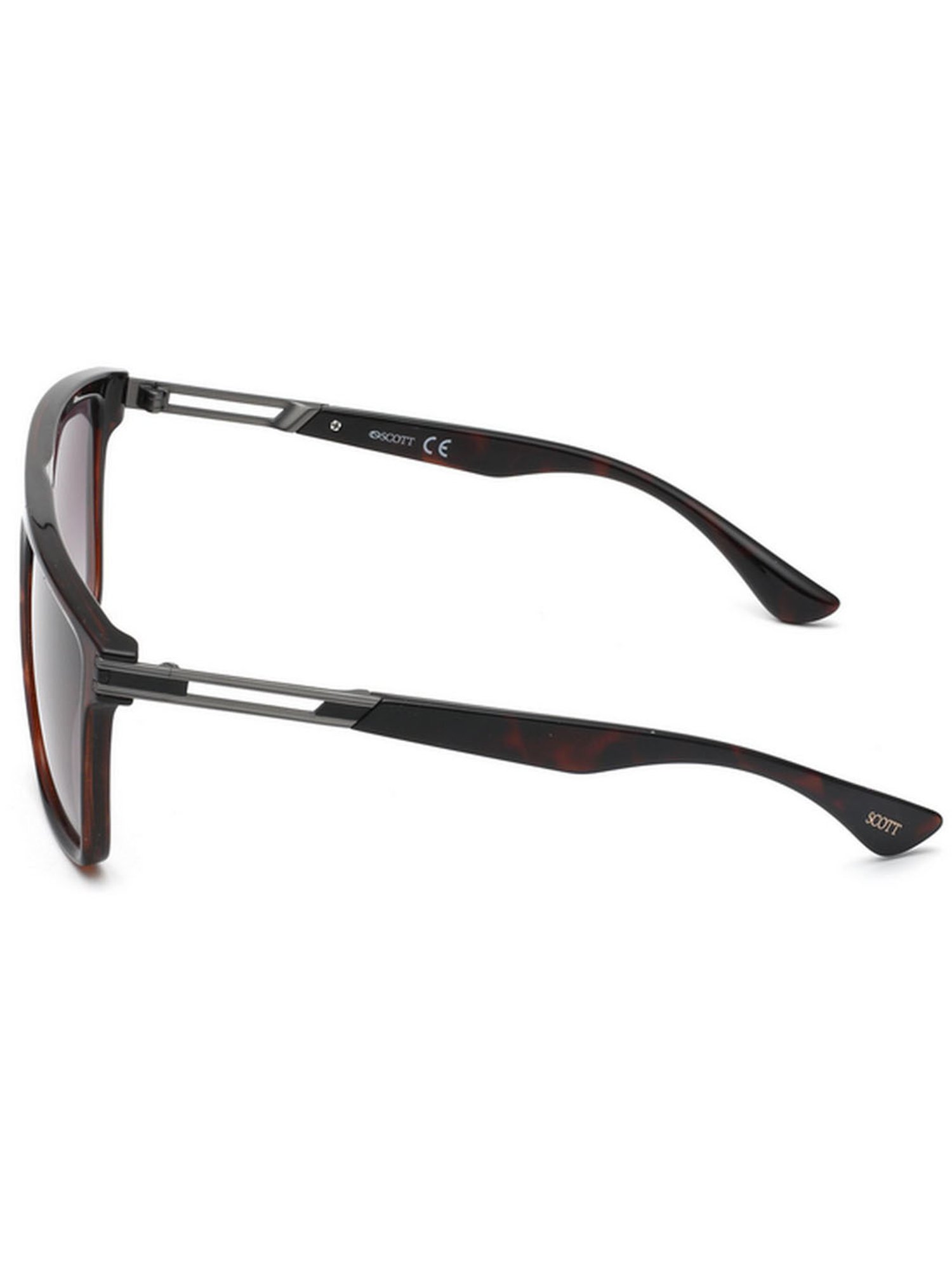 SCOTT Brown Square UV Protection Sunglasses for Men