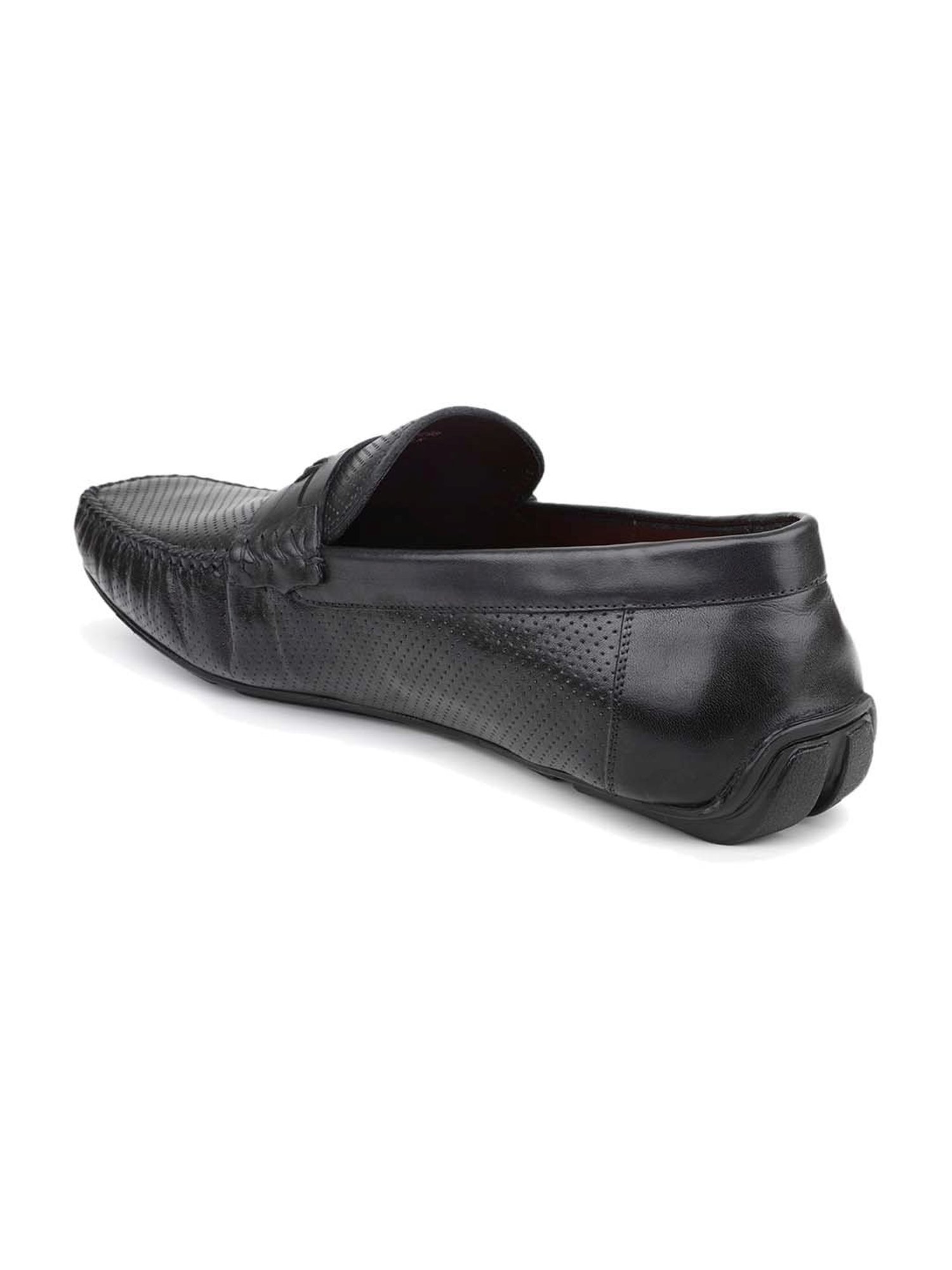 Atesber Men's Black Casual Loafers