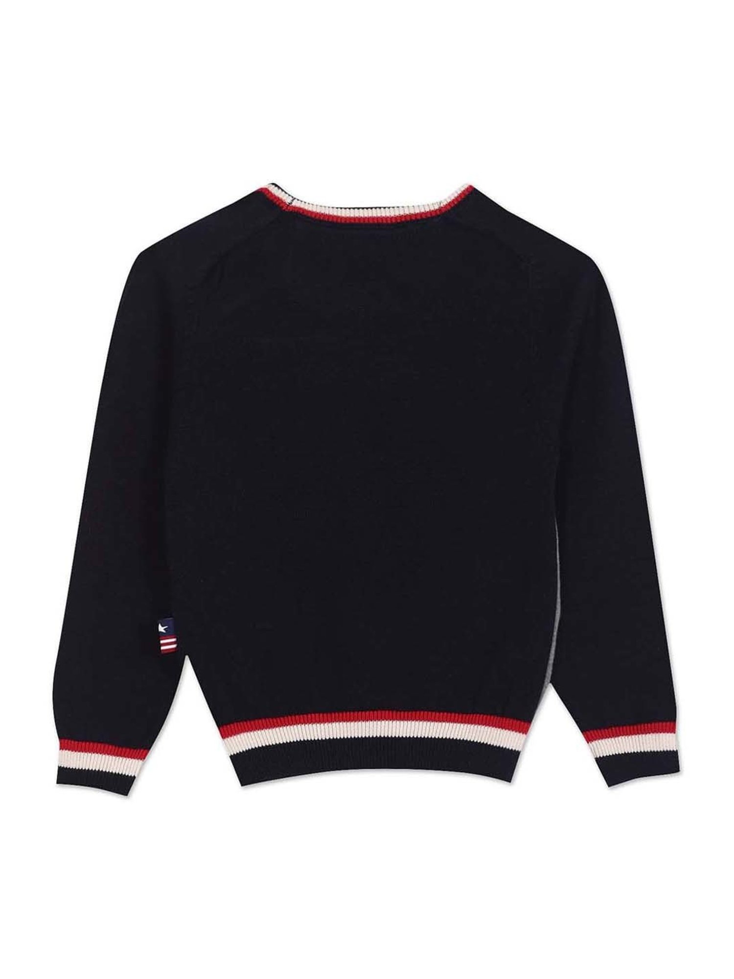 Cherry Crumble By Nitt Hyman Unisex Red & Cream Self Design Full Sleeves Sweater