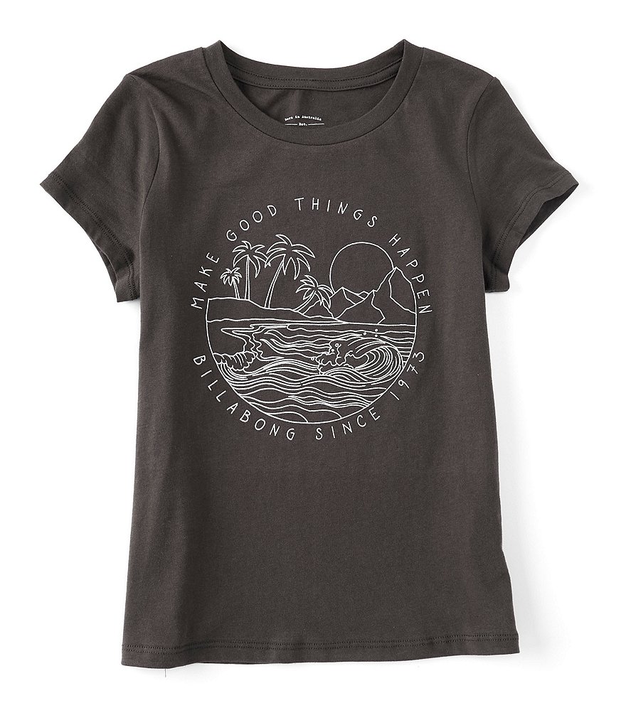 Billabong Big Girls 5-14 Short-Sleeve Good Waves Graphic Tee