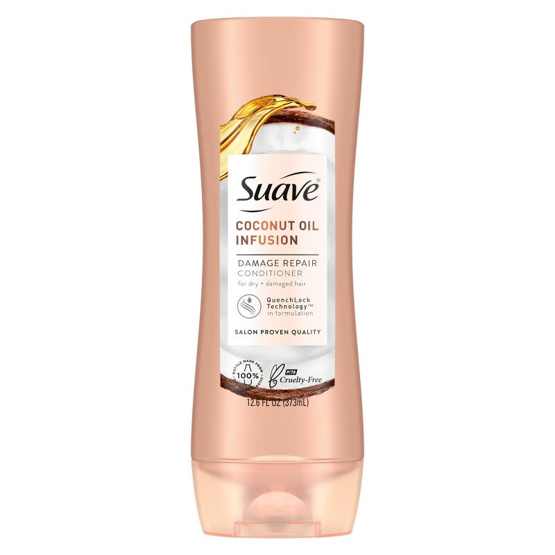 Suave Professionals Coconut Oil Damage Repair Conditioner for Dry or Damaged Hair - 12.6 fl oz