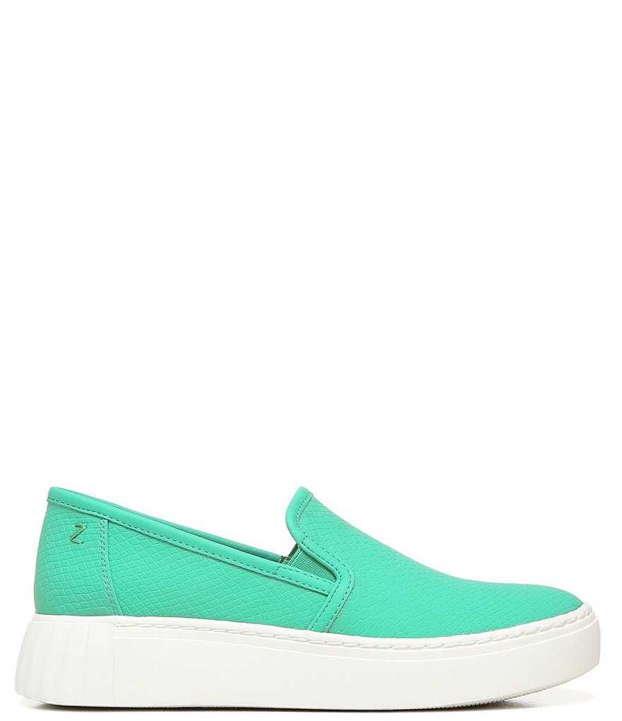 Zodiac Benson Snake Embossed Slip-On Platform Sneakers