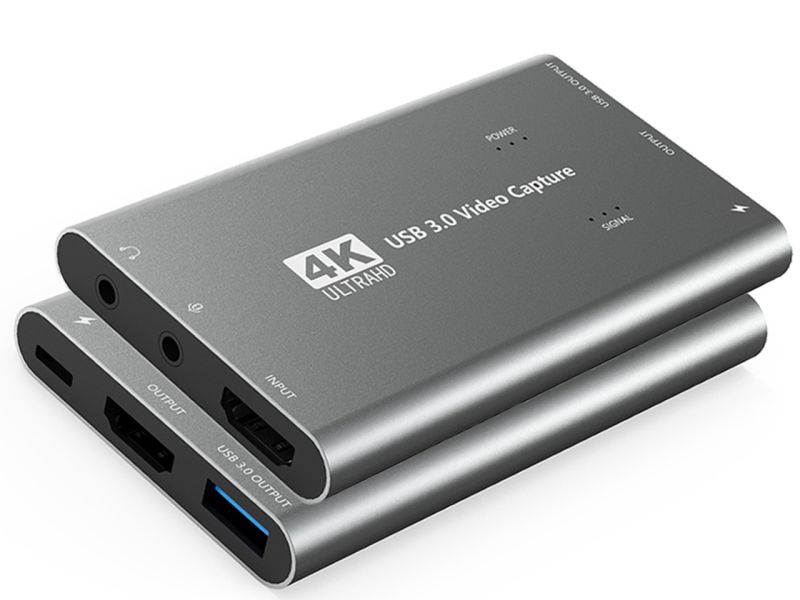 Sishuo  Video Capture Card, 1080P 60FPS HDMI Game Capture Card, 4K HDMI Capture Card for Gaming, Streaming, Teaching, Video Conference, Live Broadcasting, OBS Live Streaming Recorder Device.