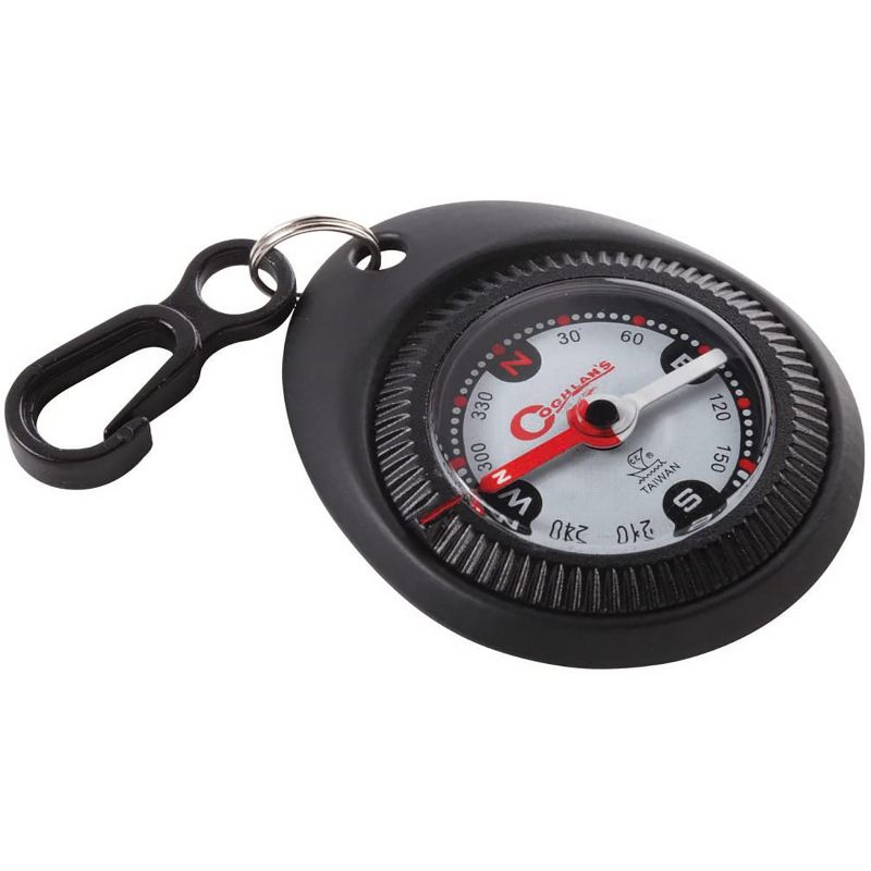 Coghlan's Trail Compass w/ Attached Clip, Liquid Filled for Backpackers Hiking