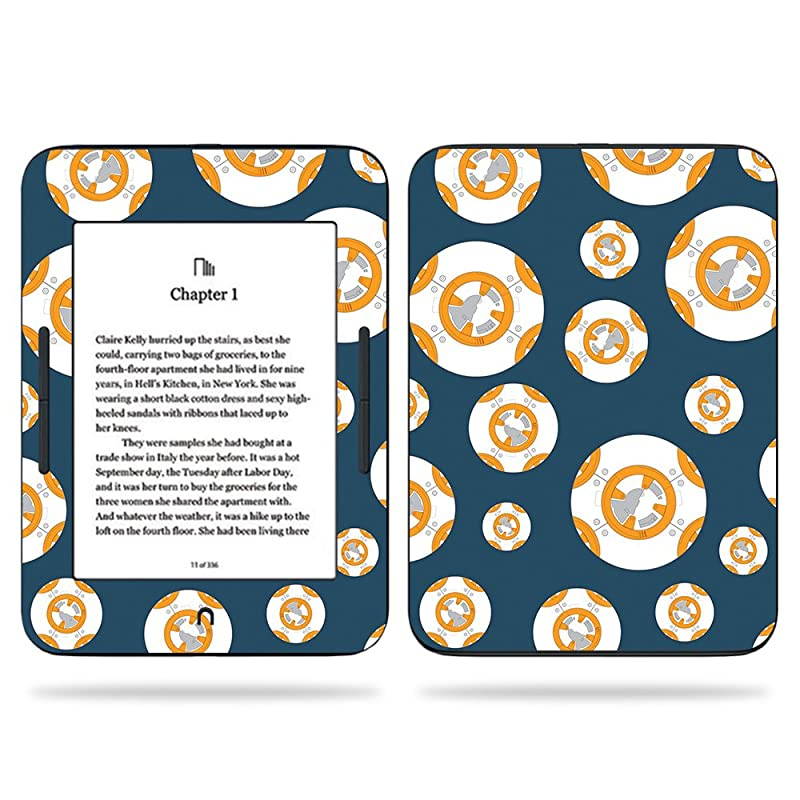 Skin Compatible with Barnes Noble Nook GlowLight 3 2017 Mini Galaxy Bots | Protective Durable and Unique Vinyl Decal wrap Cover | Easy to Apply Remove | Made in The USA