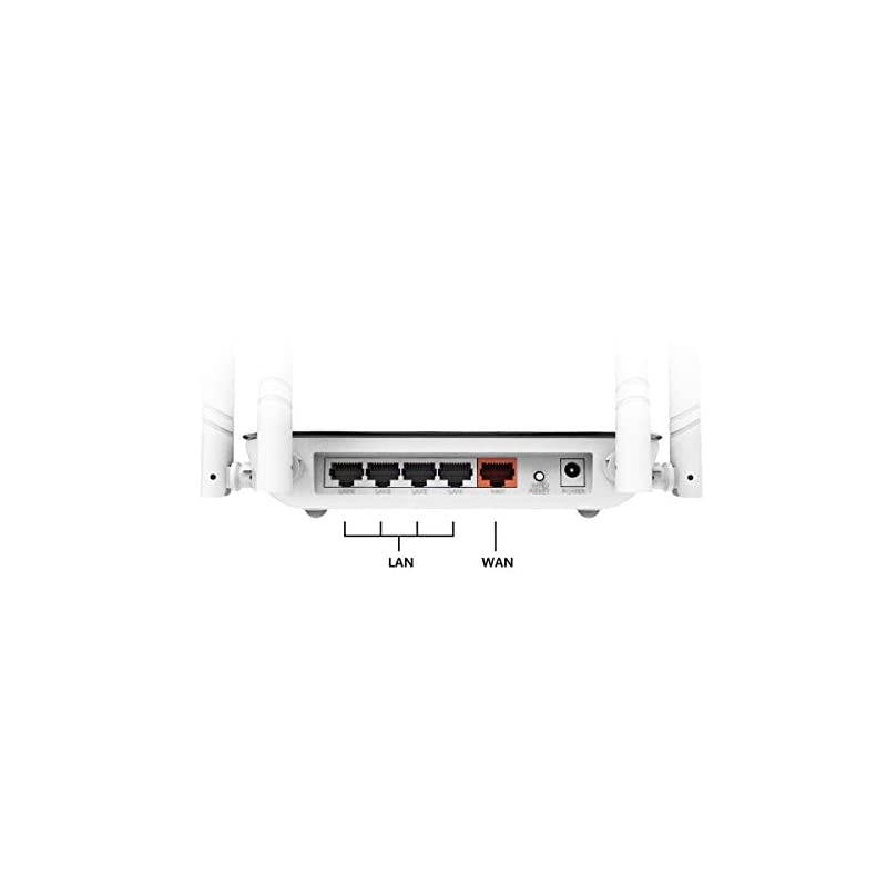 1200Mbps High Power Long Range Wireless Wi Fi Router AC1200 Dual Band 5Ghz+2 4Ghz Smart WiFi Router High Speed WiFi Box with High Power Amplifiers PA+LNA 2 x 2 MIMO 5dBi Antennas