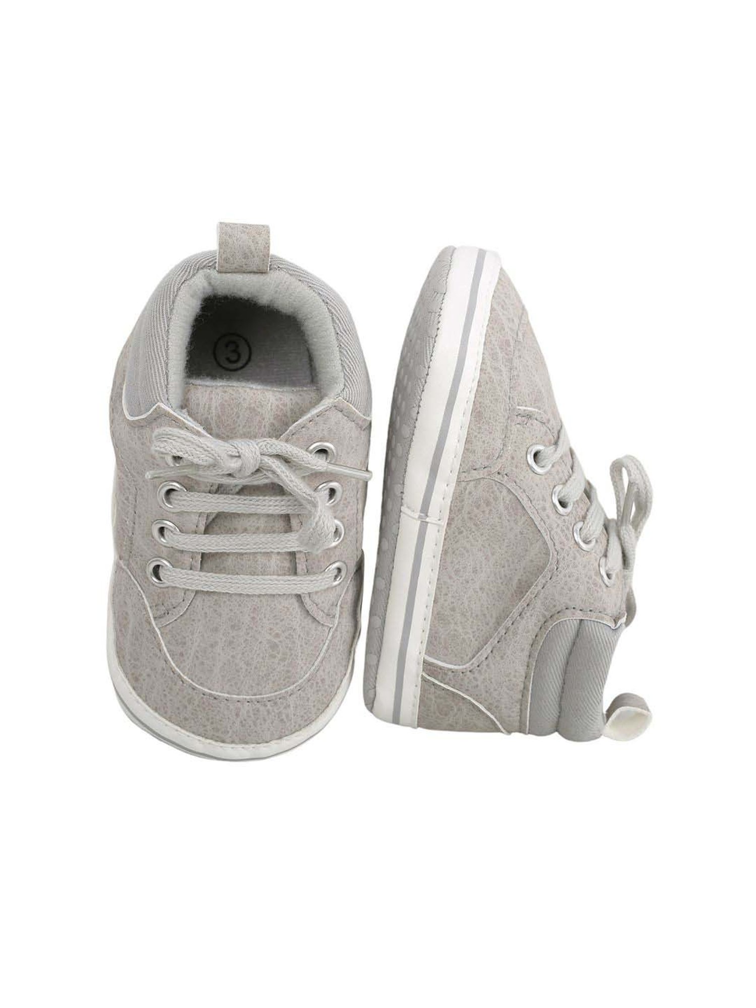 Baby Moo Kids Grey Casual Booties