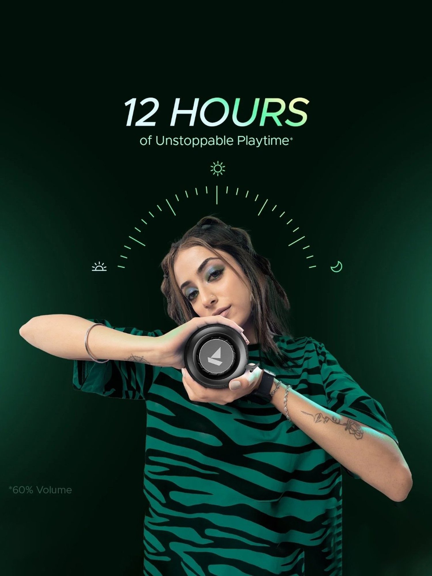 Boat Stone 350 Pro Bluetooth Speaker 14W with 12Hrs Playback (Black)