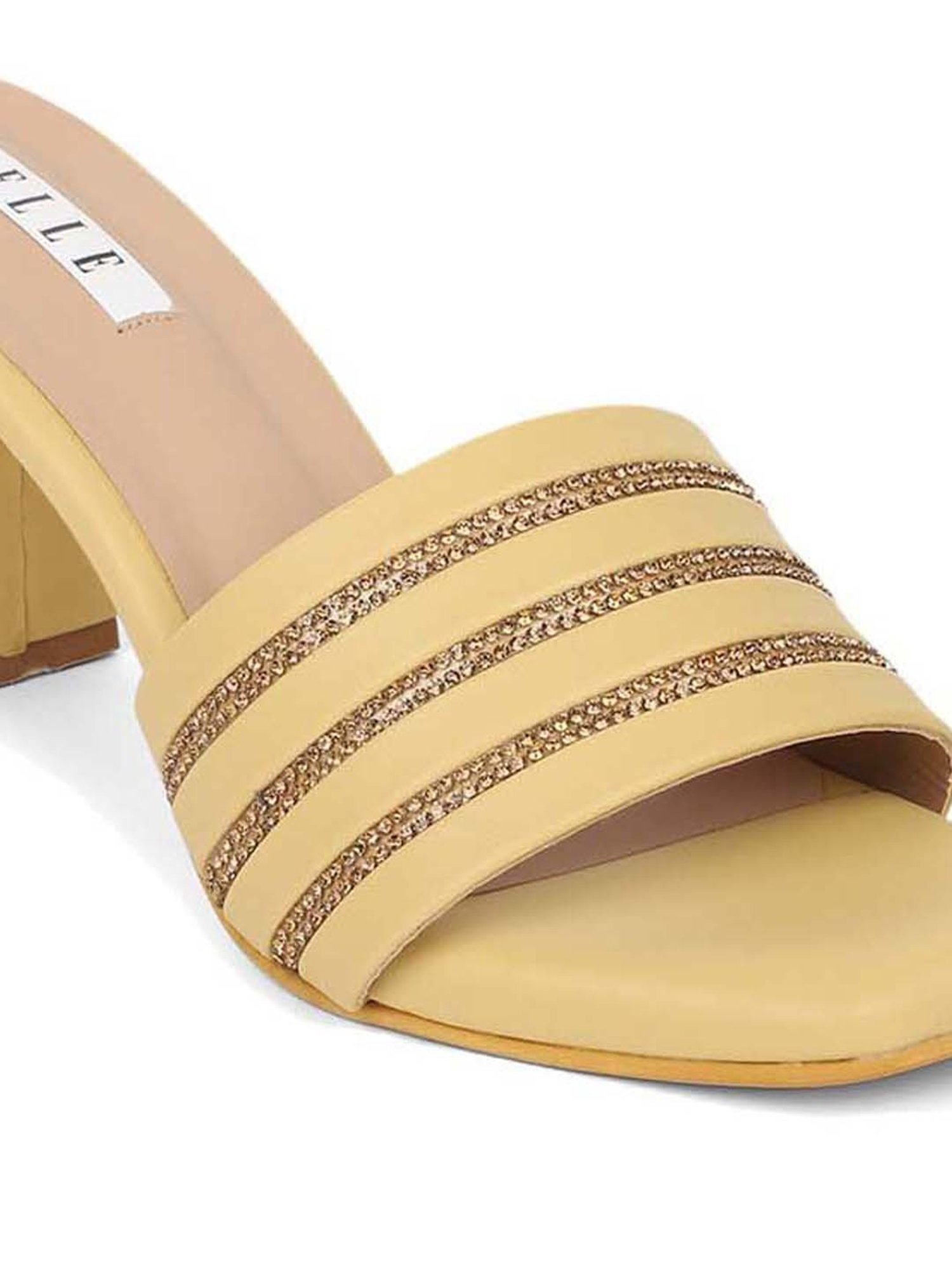 Elle Women's Yellow Casual Sandals