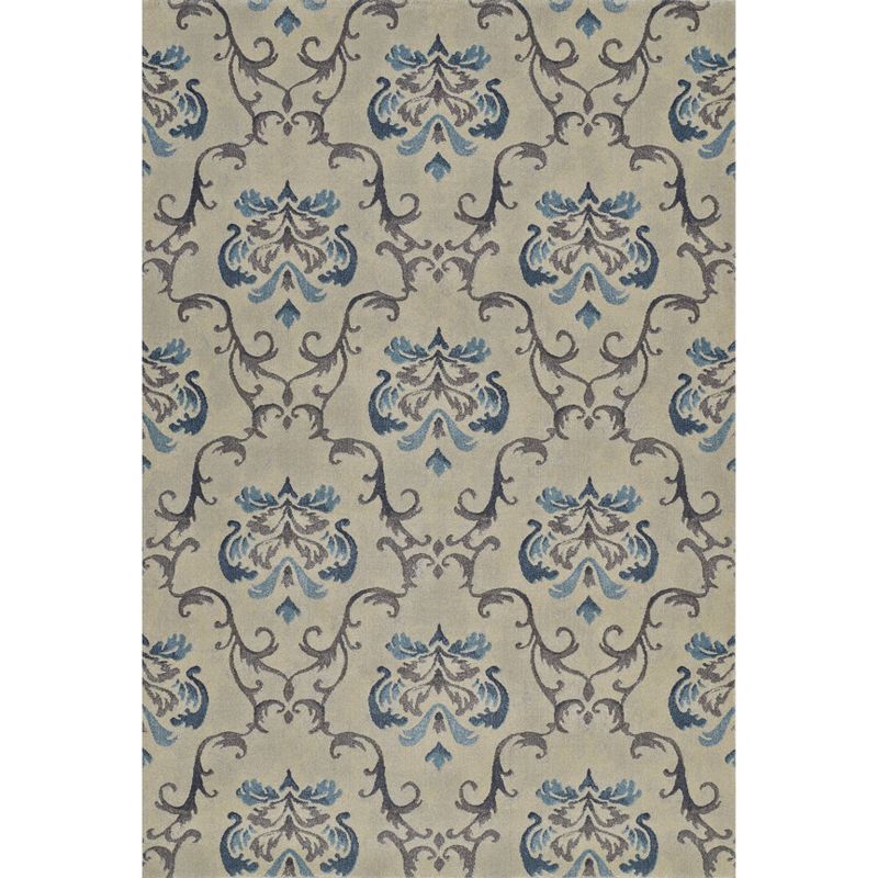 5'3"X7'7" Linen Abstract Woven Area Rug - Addison Rugs