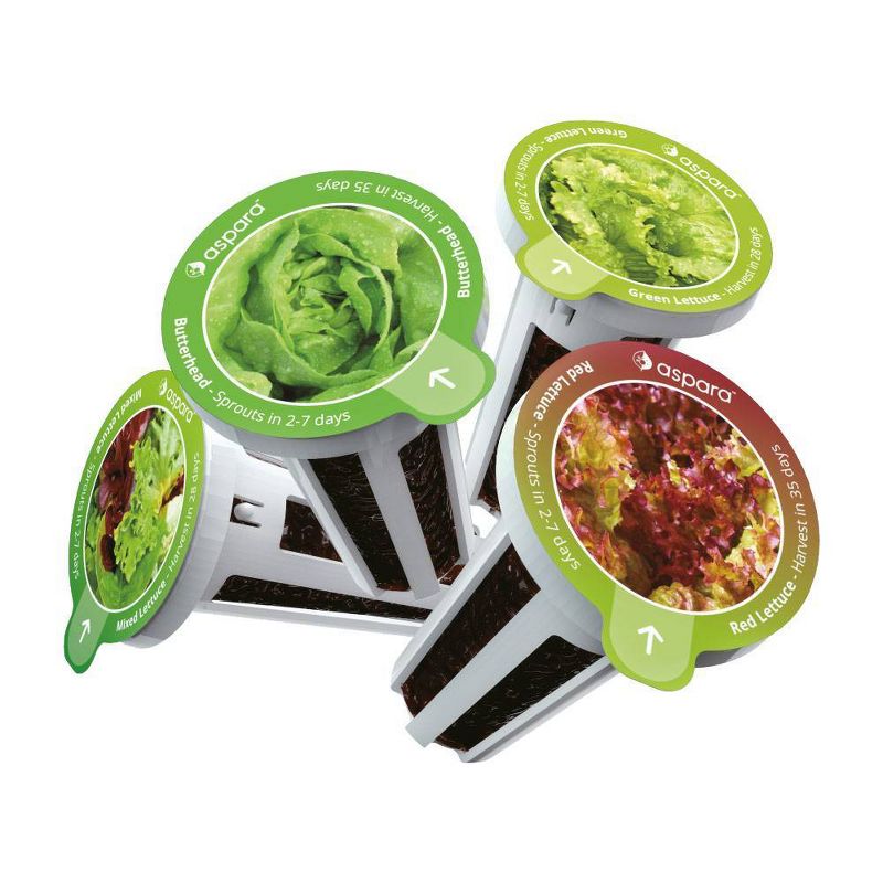 Aspara KLS0001 8 Capsule Seed Kit - Lettuce Selected