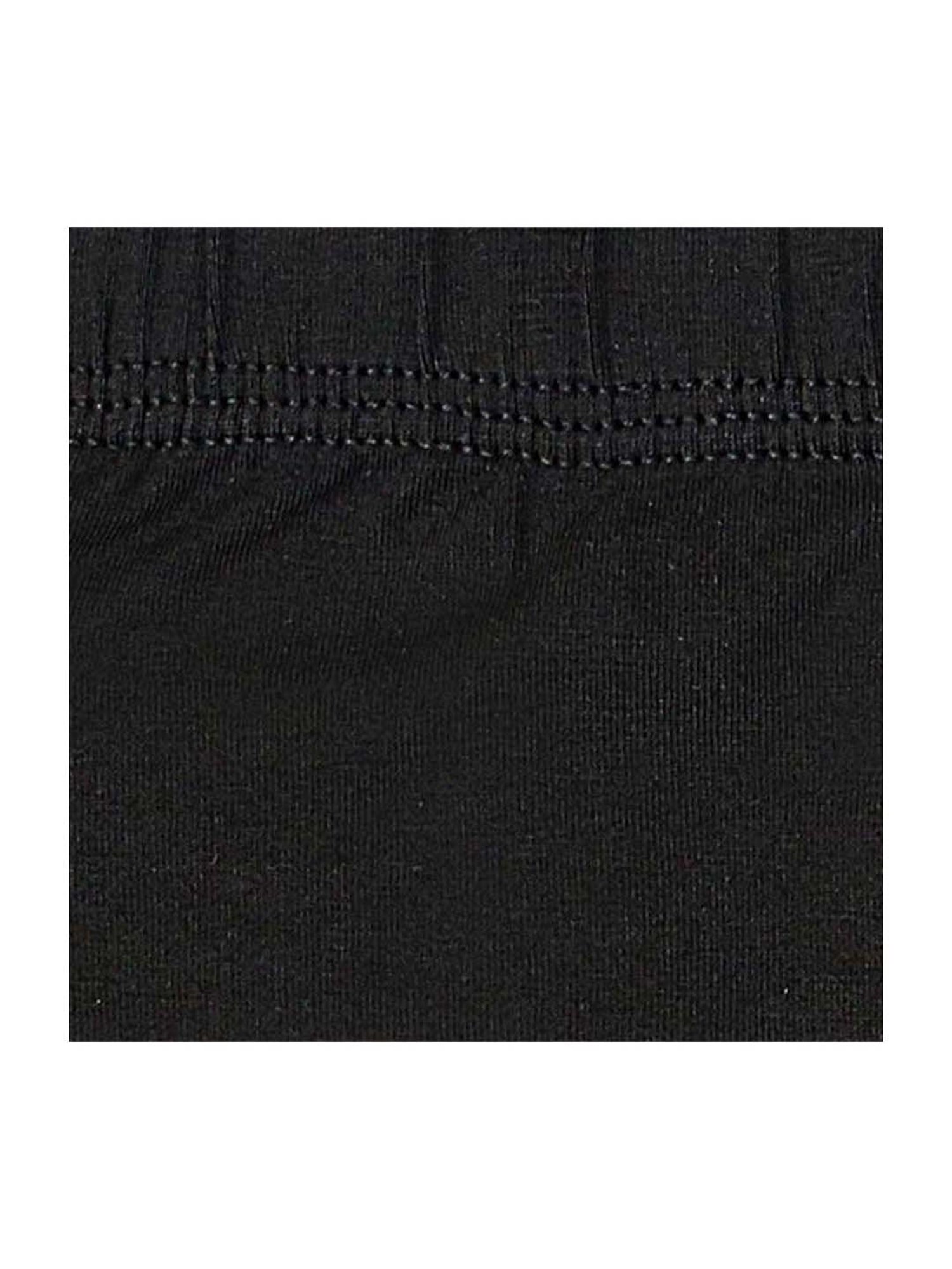 Tiny Bugs Kids Black Cotton Boxer Briefs - Pack of 2