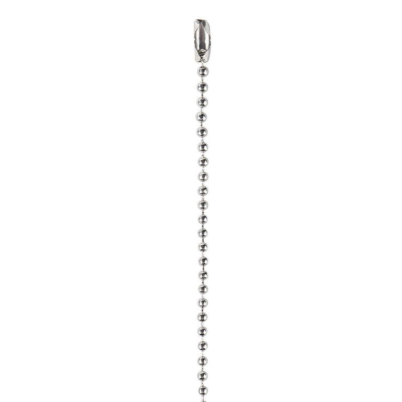 Juvale 30 Pack Silver Ball Chain Necklace with Connector for Jewelry Making, 29.5" x 0.09"