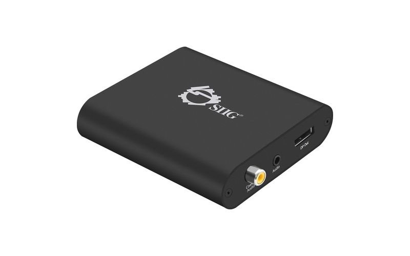 SIIG HDMI 2.0 to DisplayPort 1.2 Converter - 4Kx2K 60Hz - Functions: Signal Conversion - 3840 x 2160 - DisplayPort - USB - Audio Line Out