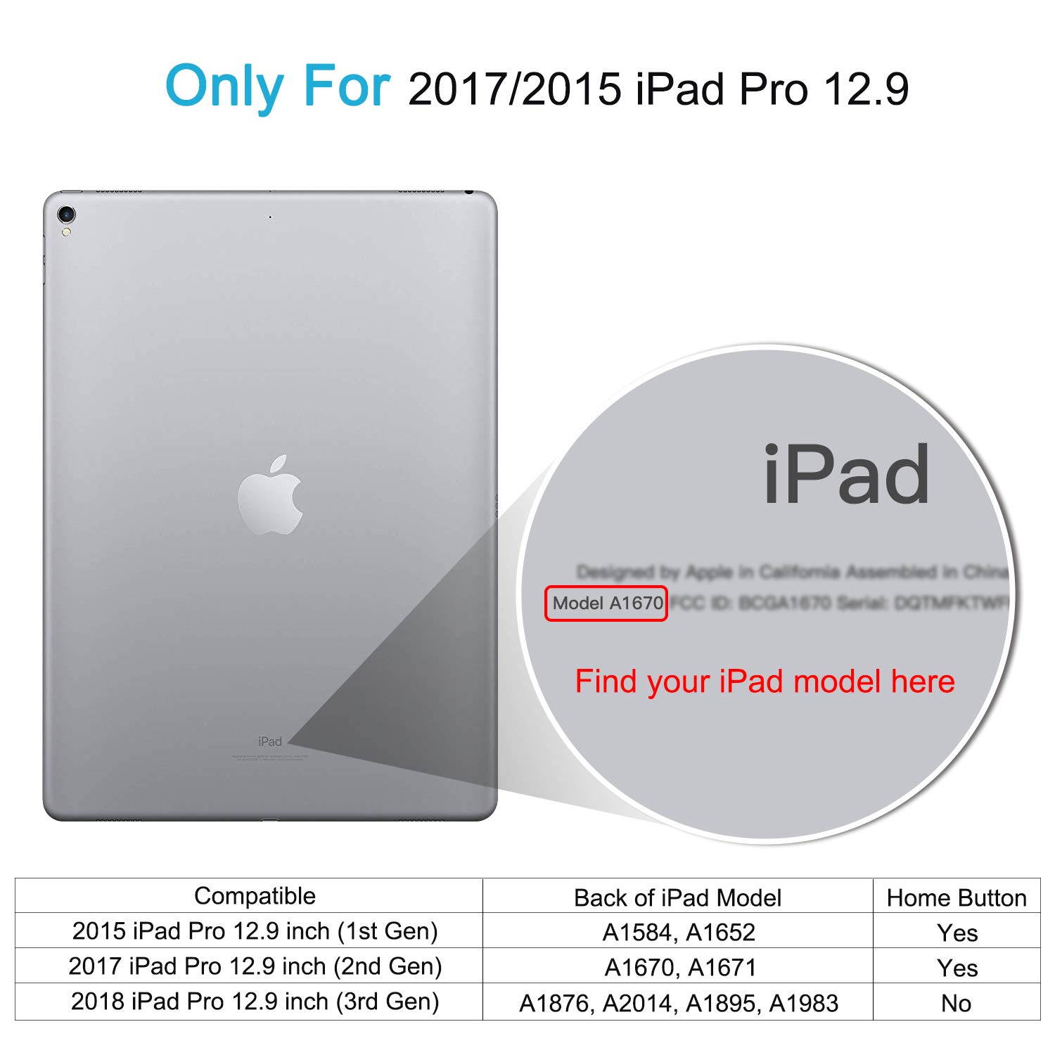 [2 PACK] iPad Pro 12.9 Screen Protector WERLEO Multi-Touch Compatible / Bubble-Free / Anti-Scratch Tempered Glass Screen Protector For 12.9-Inch iPad Pro (2015, 2017 Release)