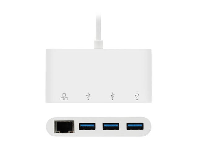 inland 09731 USB3.1 Type-c to USB 3.0x3 / Ethernet