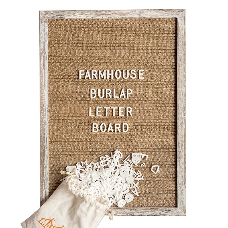 Letter Board The New Felt Letter Board 12x17 Inch Rustic Shabby Chic Wood Frame 374 Precut White Letters Script Words Emojis Wall Hook Canvas Bag Stand Changeable Message Board