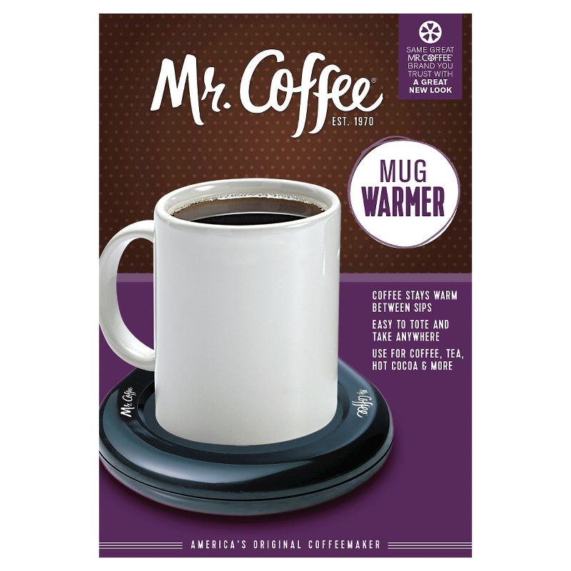 Mug Warmer, Black, MWBlack