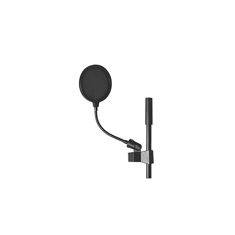 ASVS4-B 4" Microphone Pop Filter with Clothes-Pin Style Clip