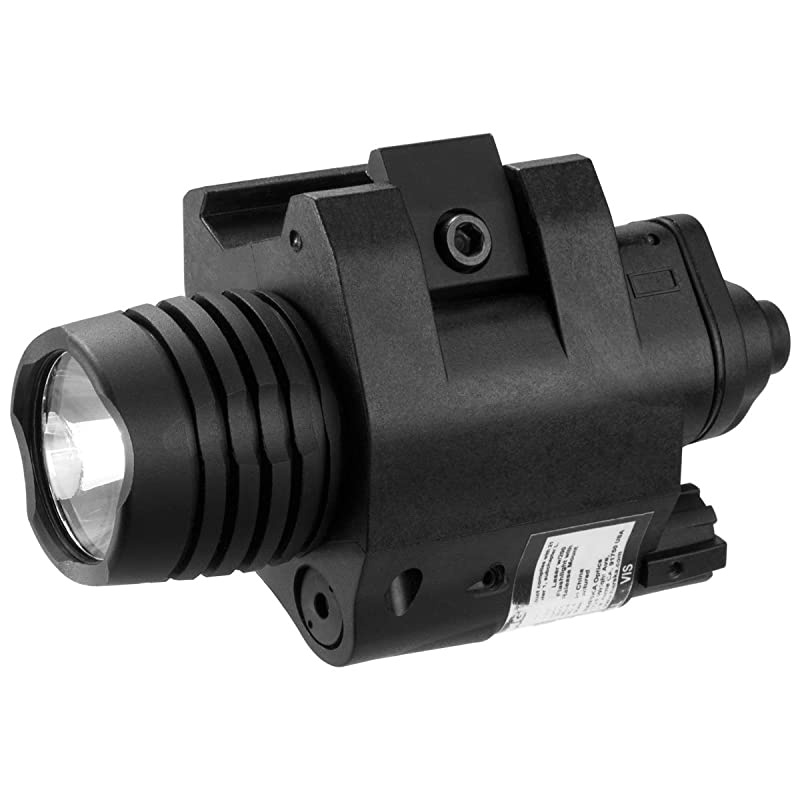 Laser with 200 Lumen Flashlight, Black