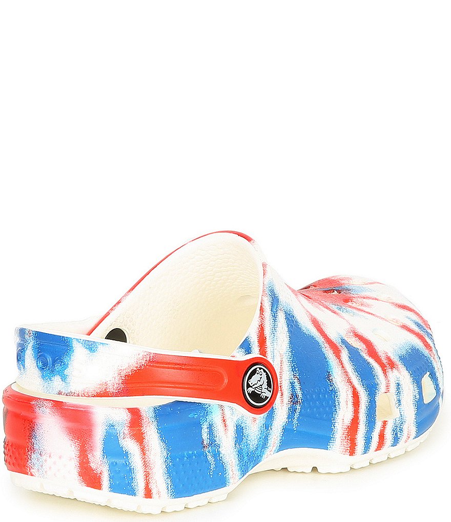 Crocs Kids' Classic Tie Dye Clogs (Youth)