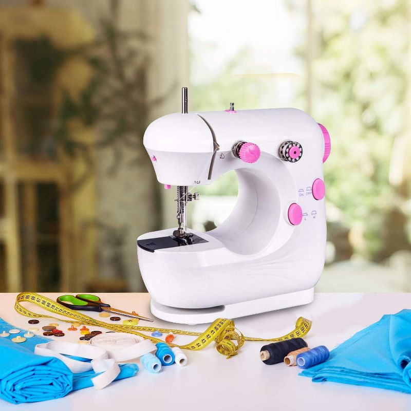 Dartwood Mini Portable Sewing Machine - Compact and Lightweight for Beginners and Kids