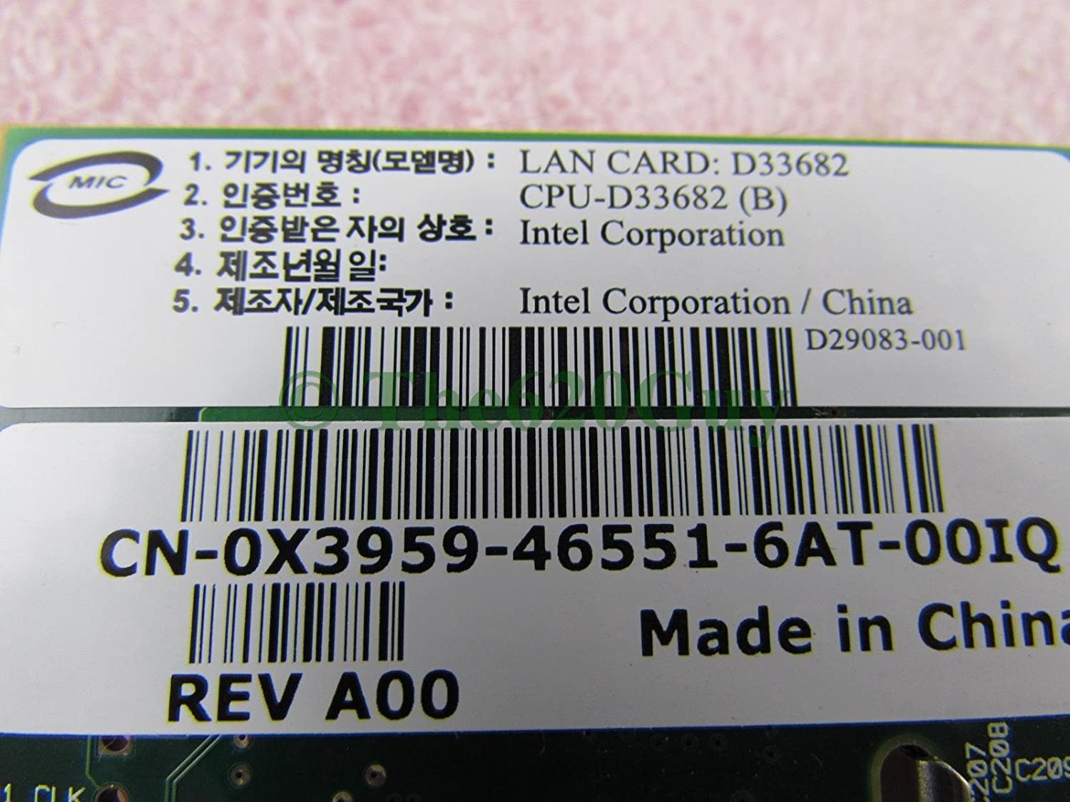 The620Guy Dell X3959 Intel Pro/1000 PT RJ-45 Dual Port Server Adapter PCIe Network Card