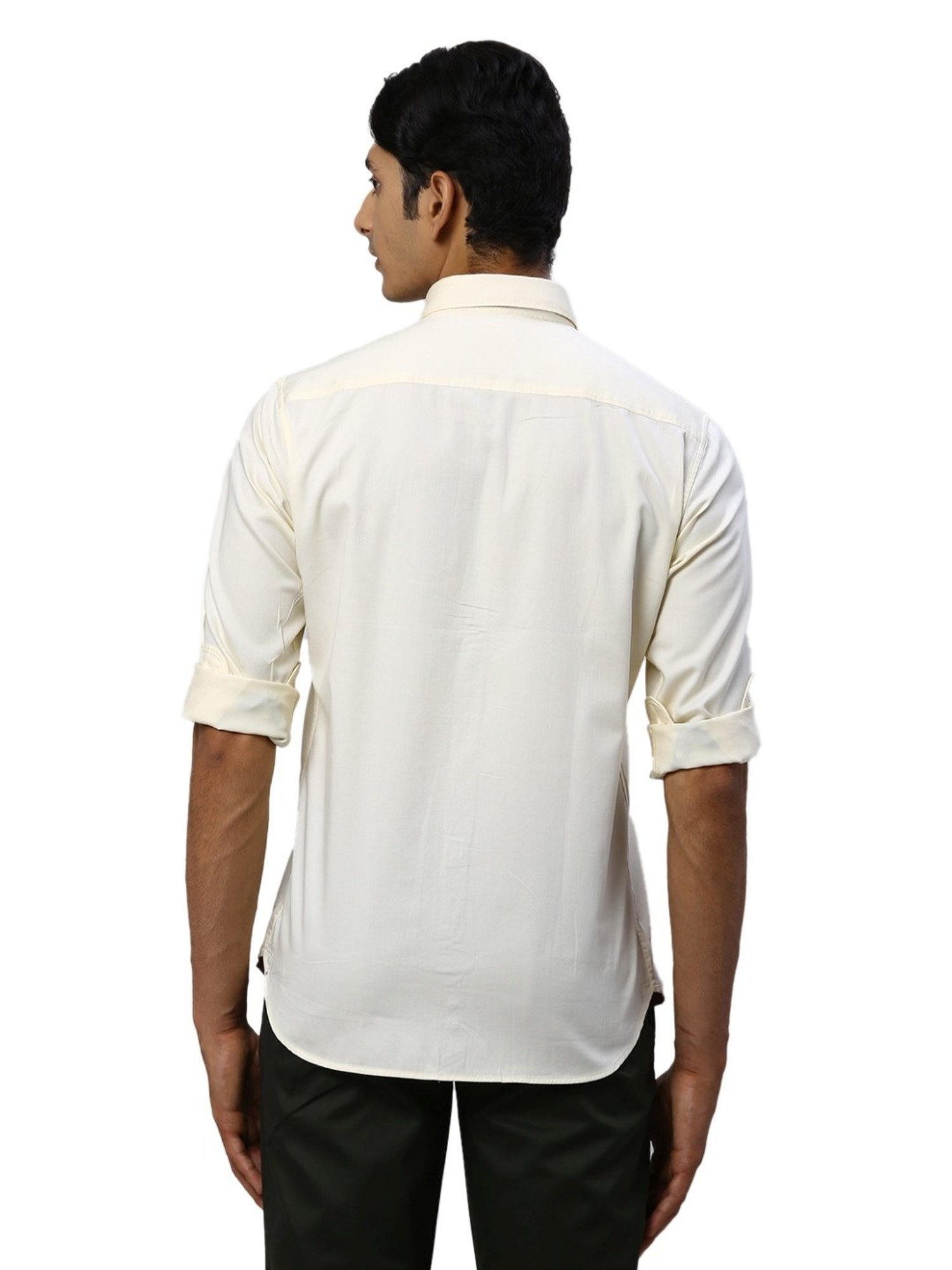 Raymond Beige Slim Fit Shirt