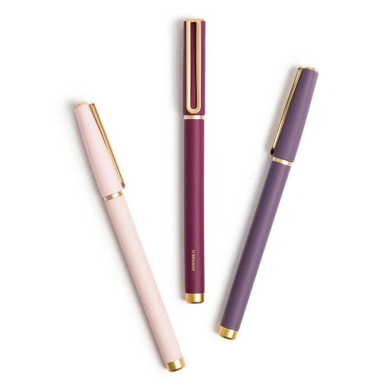 12pk Felt Tip Pens Soft Touch 3ct Per Color Black Ink - U Brands