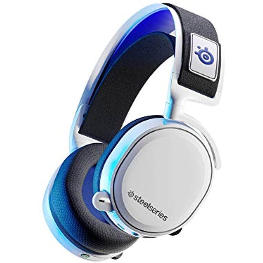 SteelSeries Arctis 7P Wireless - Lossless 2.4 GHz Wireless Gaming Headset - for PlayStation 5 and PlayStation 4 - White - PlayStation 5