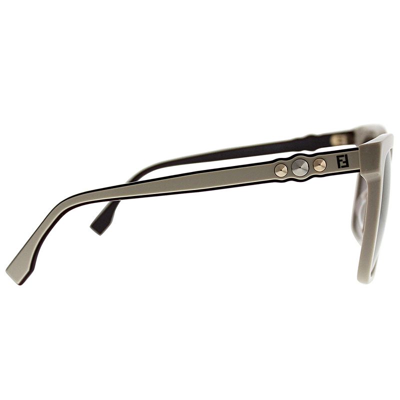 Fendi  SZJ JL Womens Square Sunglasses Ivory 54mm