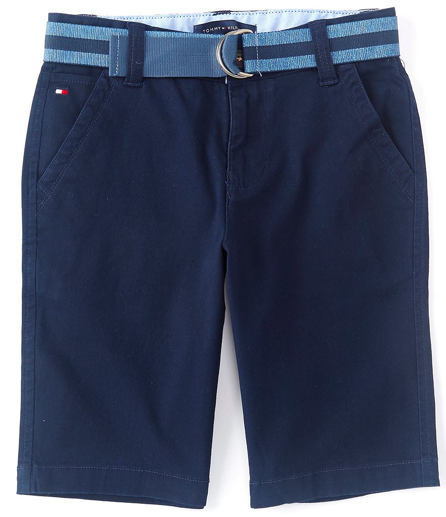Tommy Hilfiger Big Boys 8-20 Belted Dagger Shorts