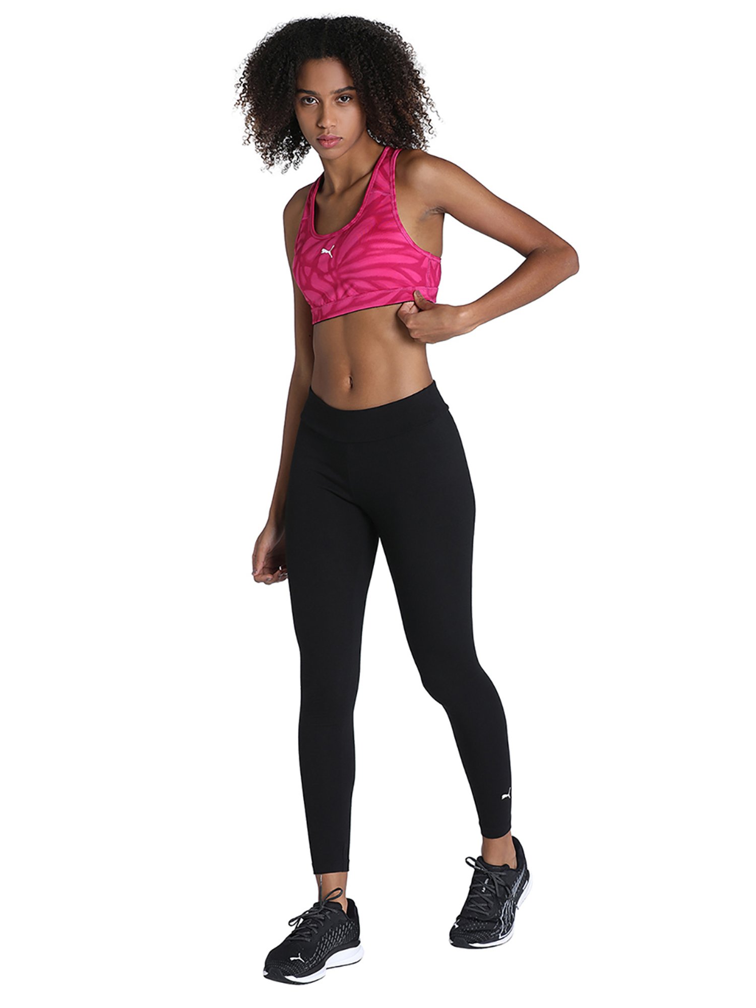 Puma Pink Animal Print Training Sports Bra