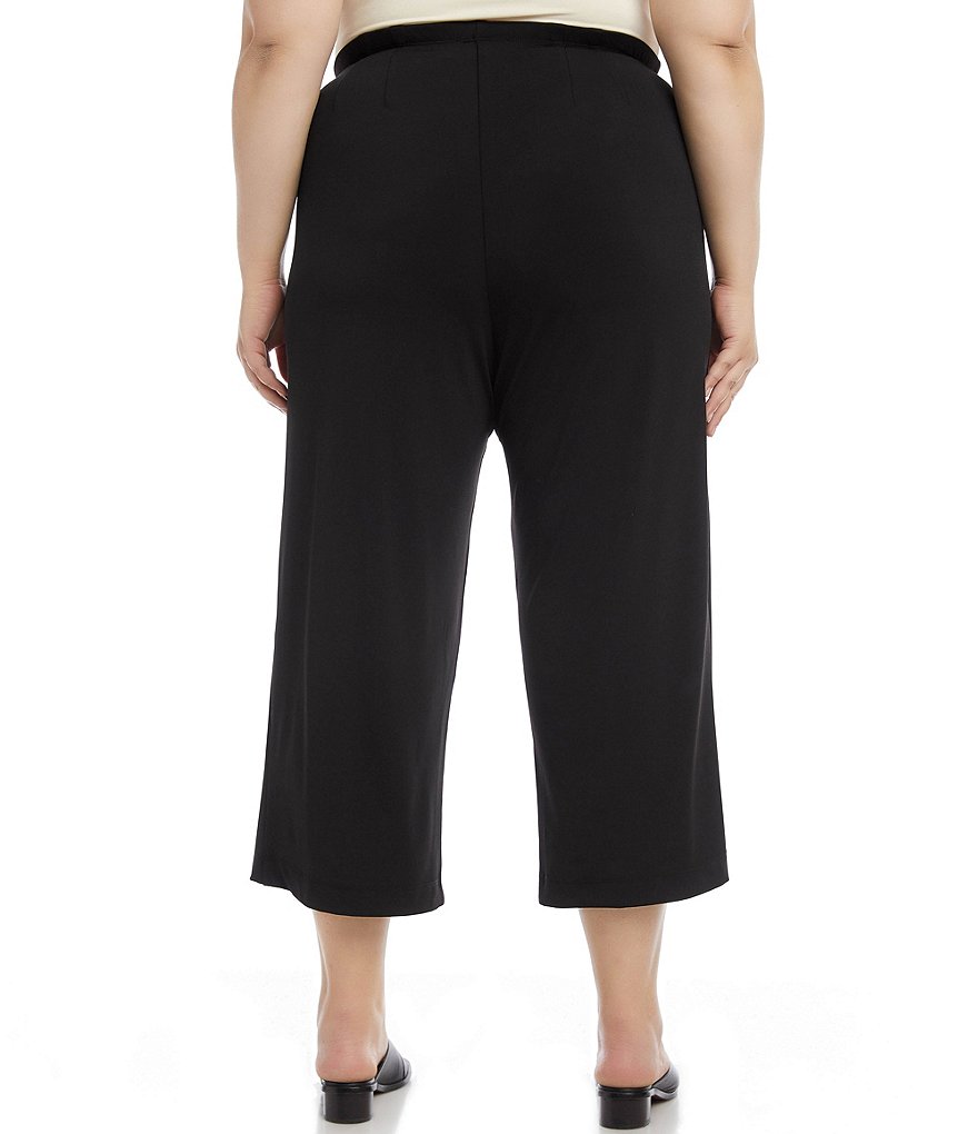 Karen Kane Plus Size Brookly Pull-On Cropped Pants