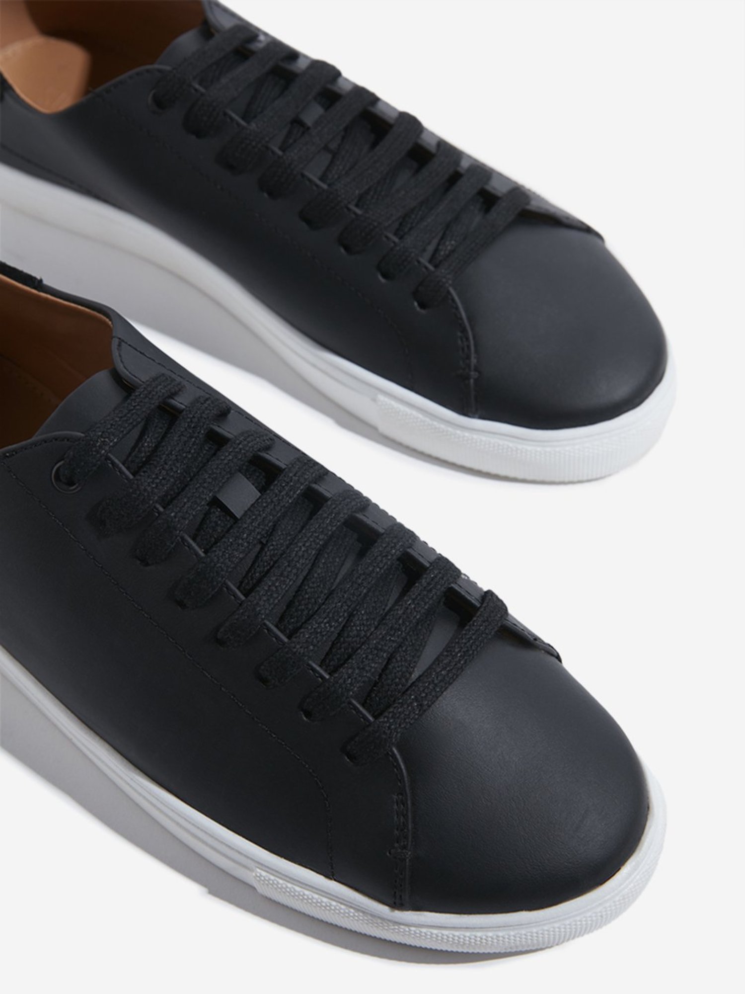 SOLEPLAY by Westside Black Lace-Up Sneakers