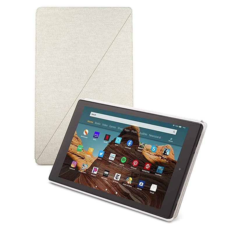 Fire HD 10 Tablet Case, Sandstone White