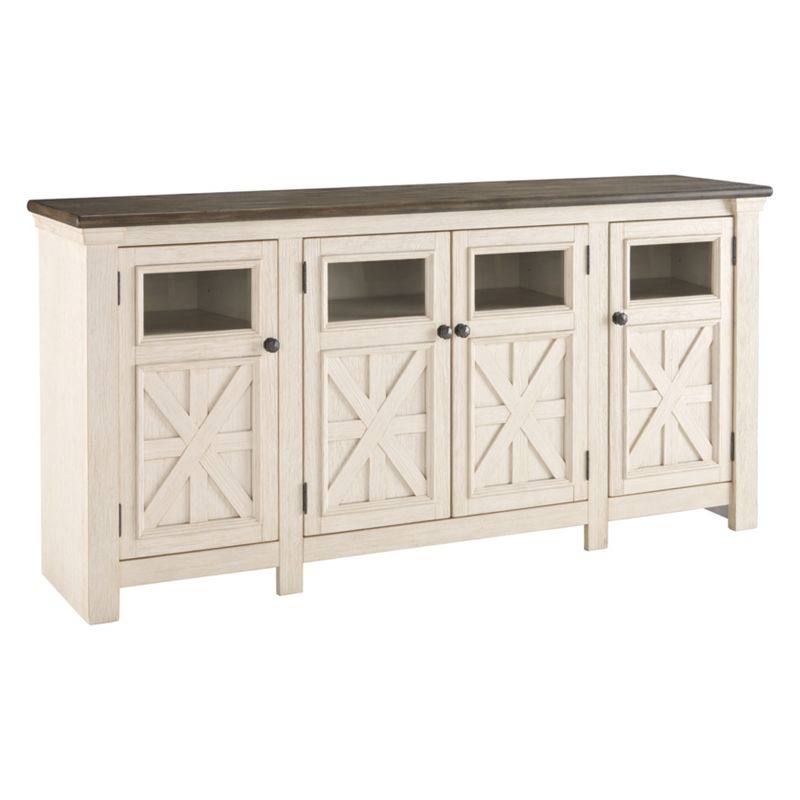 Bolanburg Extra Large TV Stand Brown/White - Signature Design by Ashley