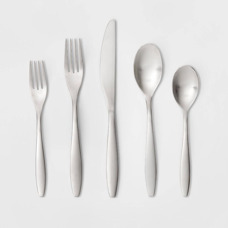 Gourmet Settings 20pc Twist Flatware Set