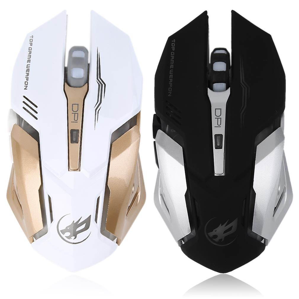 6 Buttons Wireless Optical Mouse Gamer Computer Mice Adjustable DPI Mouse