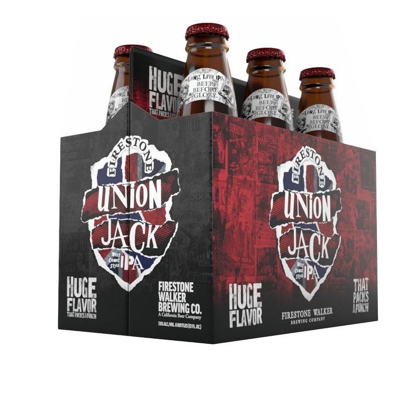 Firestone Walker Union Jack IPA Beer - 6pk/12 fl oz Bottles