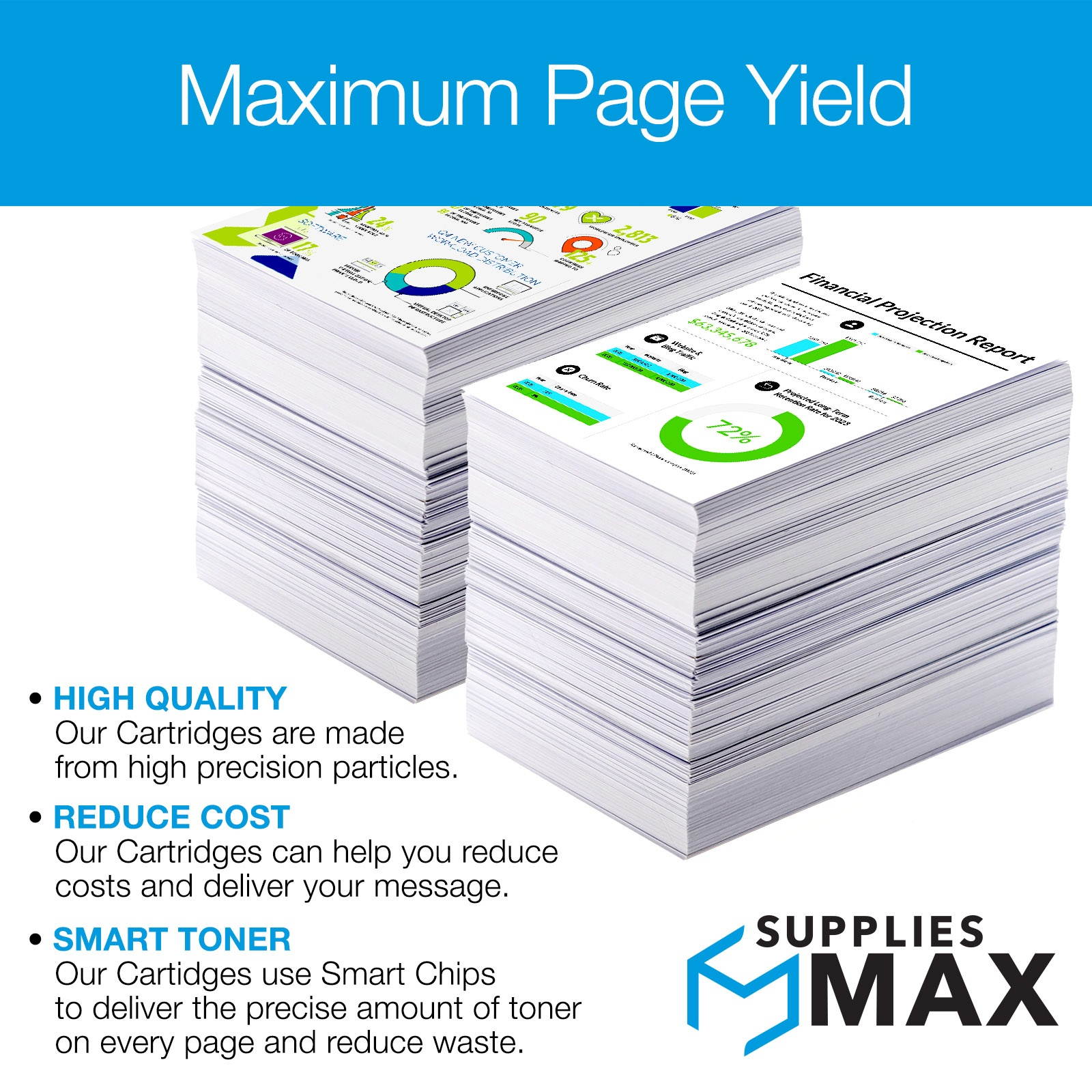 SuppliesMAX Compatible Replacement for Ricoh AC-204 Drum Unit (15000 Page Yield) (TYPE 204) (411879)