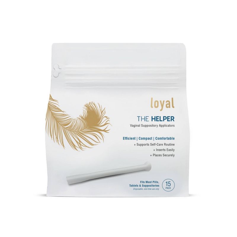 Loyal The Helper Vaginal Suppository Applicators - 15ct