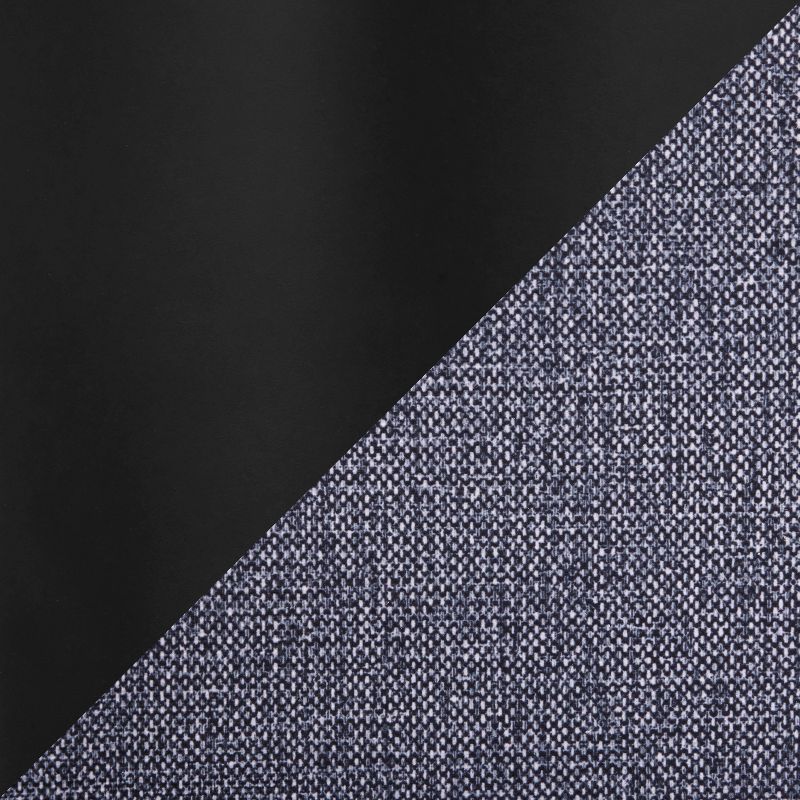 Set of 2 Lana Contemporary Counter Height Barstool Black/Blue - LumiSource