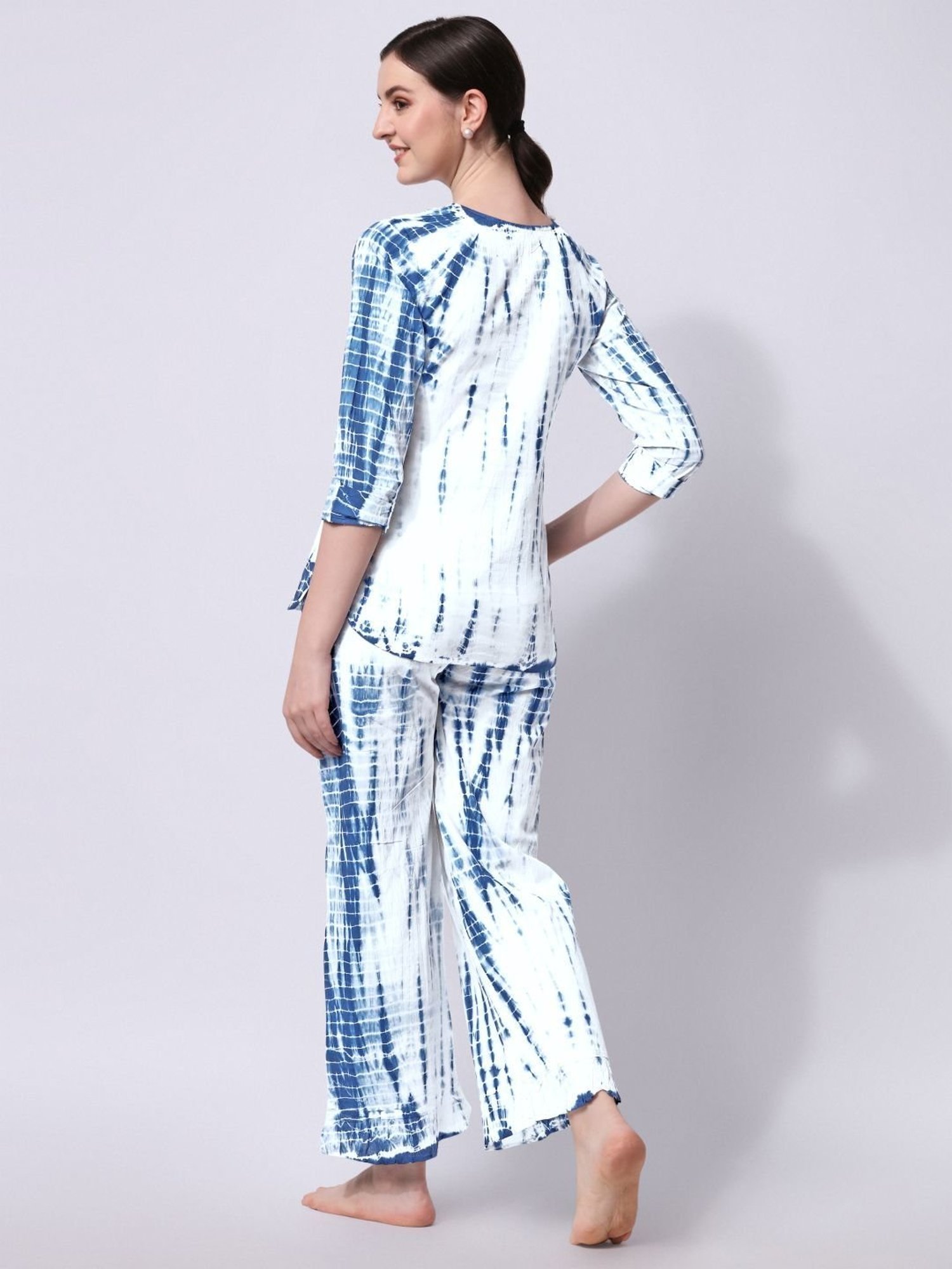 MIRCHI FASHION Cotton Blue Printed Loungewear Set