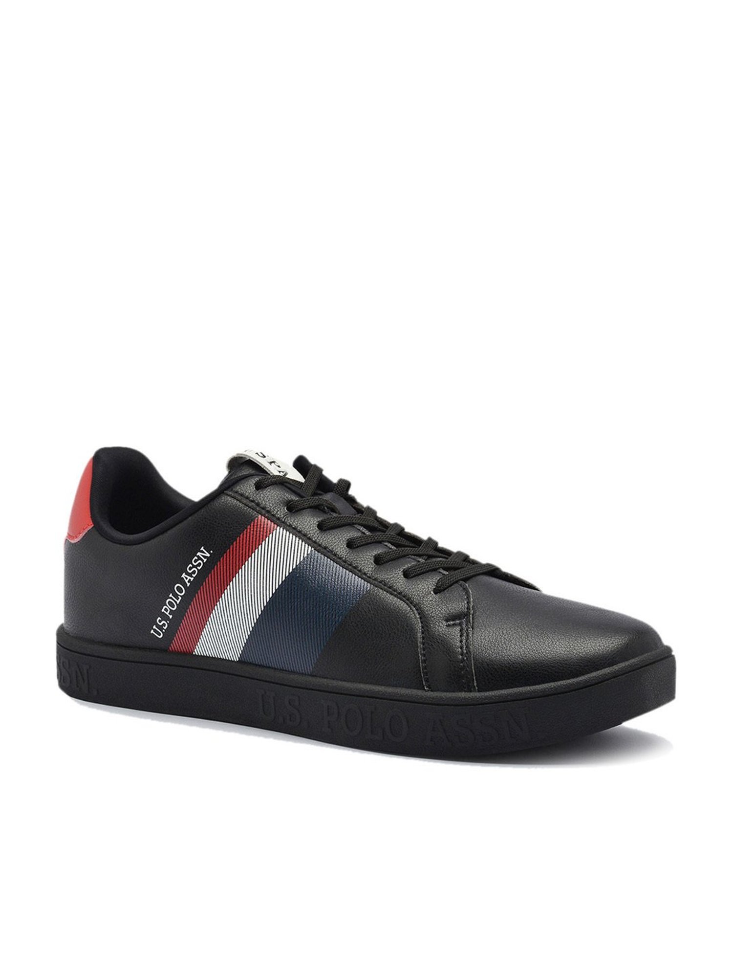 U.S. Polo Assn. Men's GLINTON 2.0 Core Black Casual Sneakers