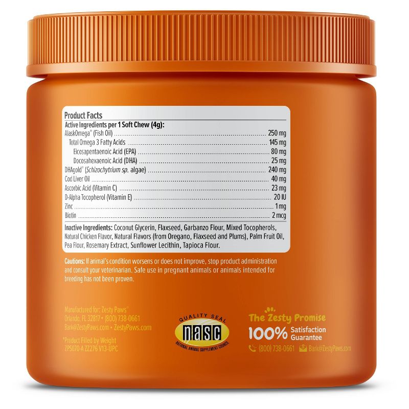 Zesty Paws Omega Bites - 90ct